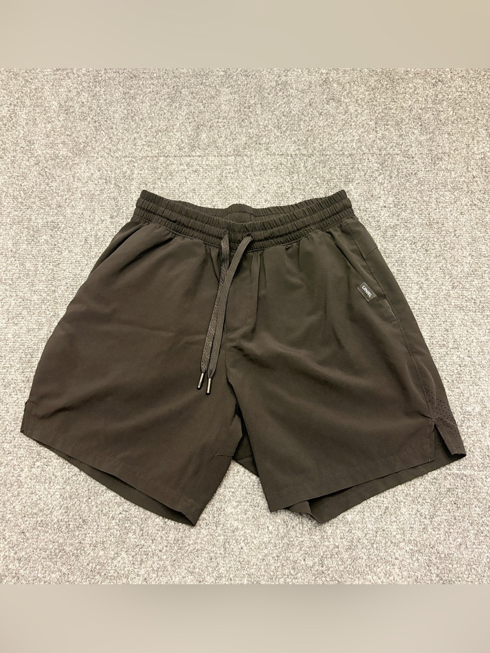 UNRL Stride Shorts Black Unlined Lightweight Gym Activewear Shorts 5.5” Size M